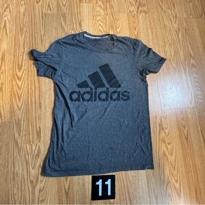 Adidas Men's Gray T-Shirt S